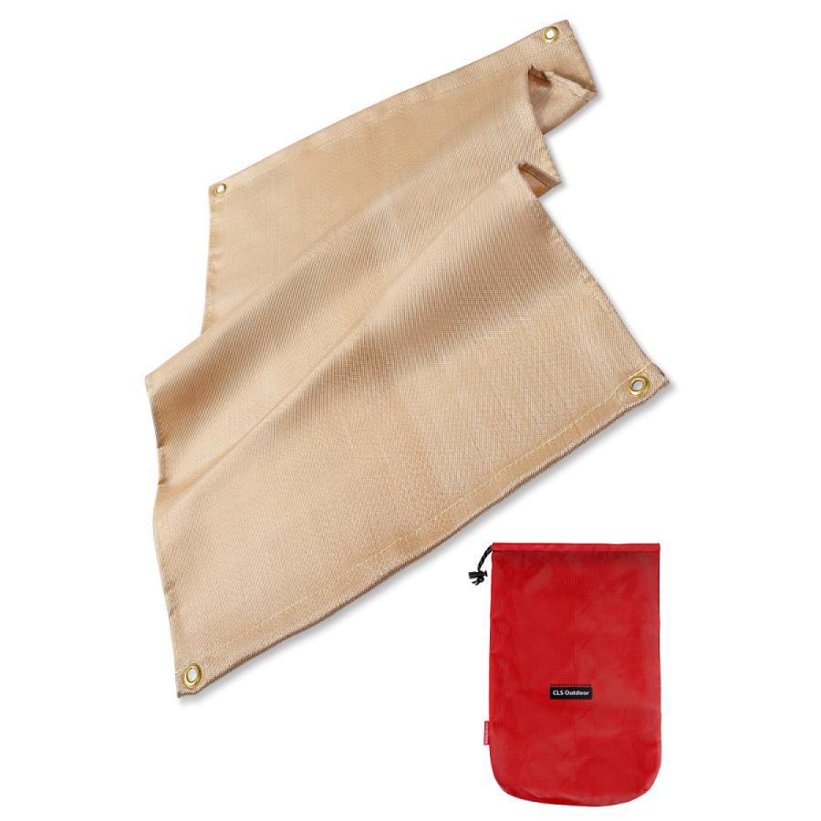 耐火シート スパッタシート 焚き火シート 防火シート 耐熱シート 不燃 溶接 ハトメ付き Mサイズ |  | 01