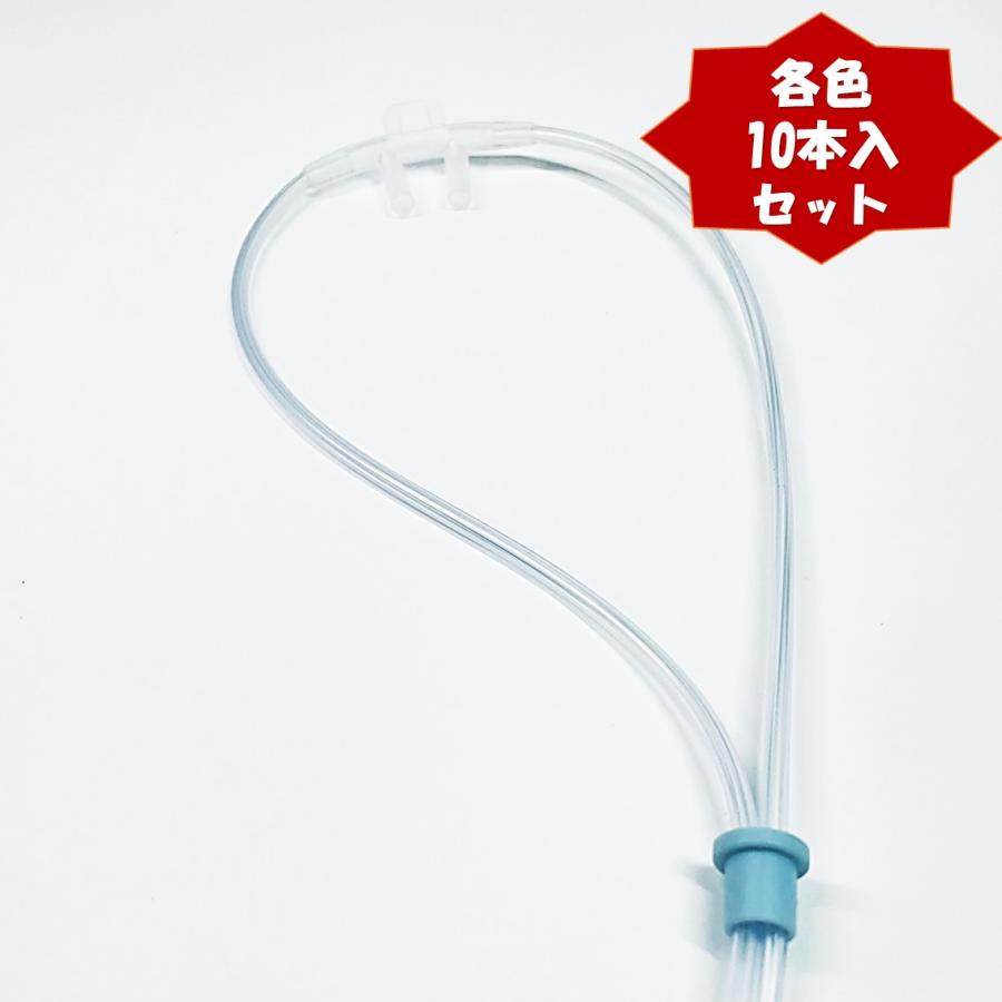 酸素カニューラ 水素カニューラ (20本セット) 酸素濃縮器用 カニューレ 吸引具 チューブ ソフト鼻腔用 (ユニバーサルコネクター) 成人用 長さ:50cm (透明) |  | 02