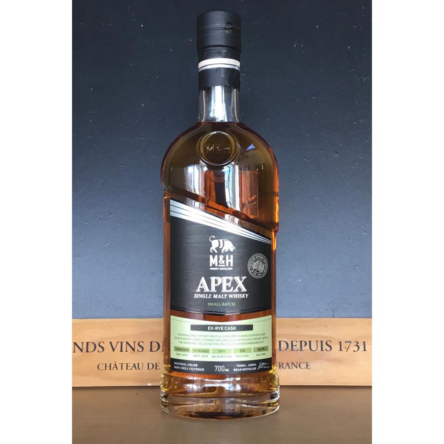 M&H エイペックス クォーター ライ カスク APEX EX-Rye Cask 56.7度 