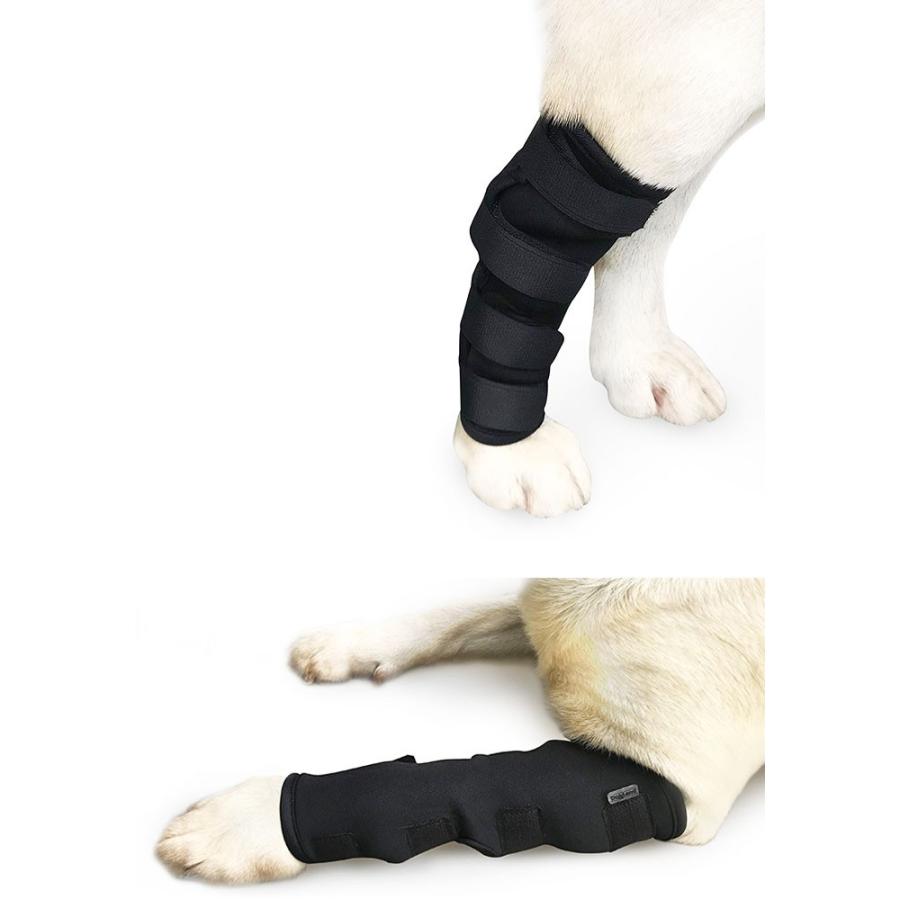 犬用 ひざ サポーター 関節 骨折治療 プロテクター 膝 脚 足 ペット用品 ケア リハビリ 捻挫 筋挫傷 外科用 傷を保護 愛犬 マジックテープ 通気性 小型犬 大型犬 | COTEN | 05