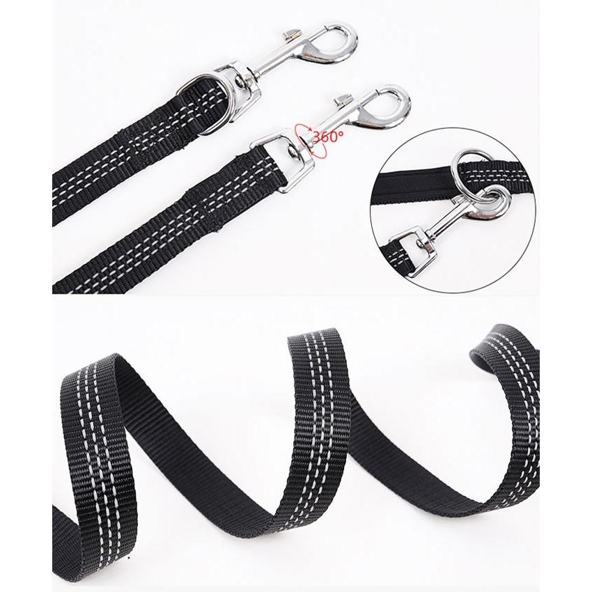 犬 ショルダー リード 腰に巻ける 肩掛け お散歩 ロング ペット用品 ハンズフリー ランニング ジョギング 便利 長い 愛犬 小型犬 中型犬 大型犬 反射素材 | COTEN | 03