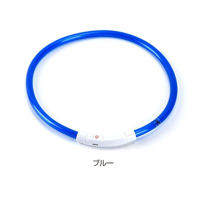 調整式 光る 首輪 犬 LED USB充電 ペット 光 点灯 点滅 蛍光 小型犬 中型犬 大型犬 夜 散歩 安全 事故防止 安全グッズ サイズ調整可 おしゃれ かわいい | COTEN | 13