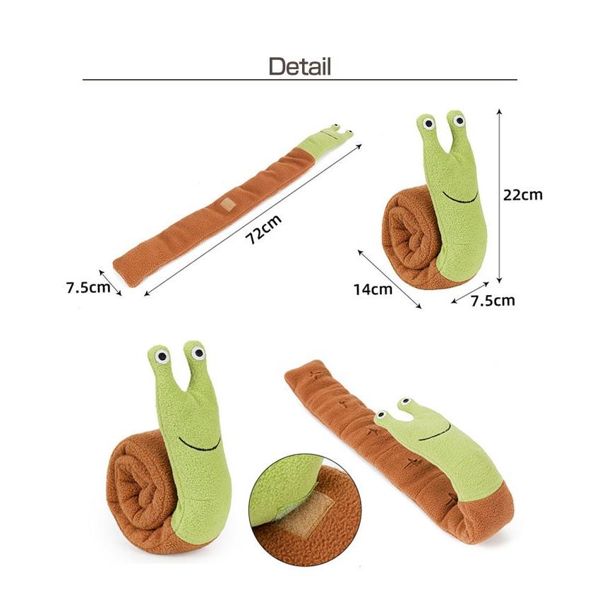 犬用 ノーズワーク かたつむり おもちゃ | ペット 犬 ワンちゃん 運動不足 餌隠し 知育玩具 ストレス解消 小型犬 中型犬 大型犬 知育トイ | COTEN | 01