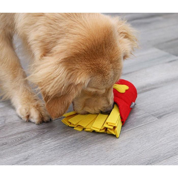 犬用 ノーズワーク ポテトフライ おもちゃ ペット 犬 ワンちゃん 運動不足 餌隠し 知育玩具 ストレス解消 小型犬 中型犬 大型犬 知育トイ | COTEN | 06