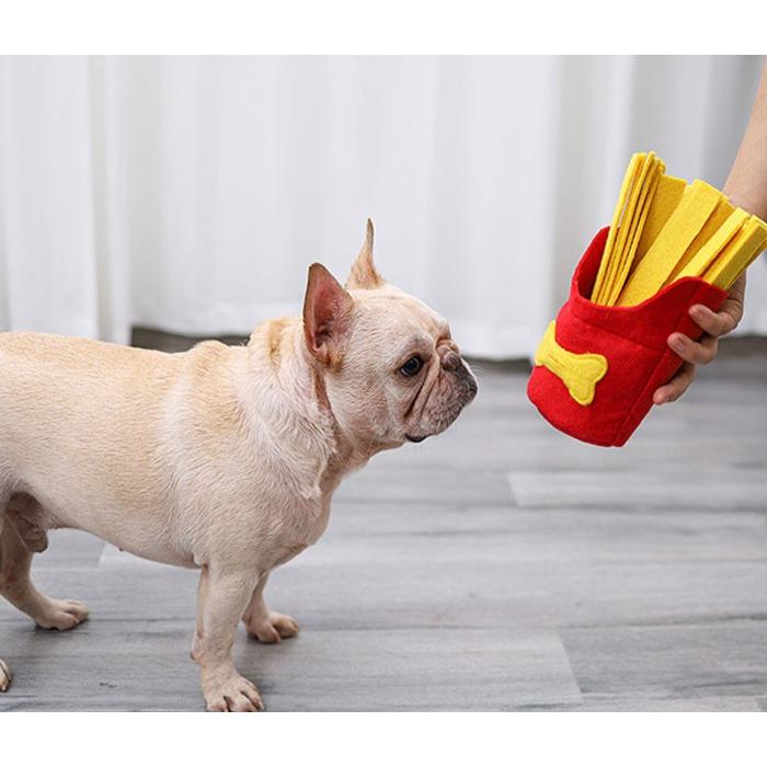 犬用 ノーズワーク ポテトフライ おもちゃ ペット 犬 ワンちゃん 運動不足 餌隠し 知育玩具 ストレス解消 小型犬 中型犬 大型犬 知育トイ | COTEN | 07