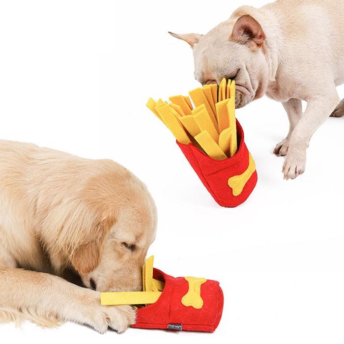 犬用 ノーズワーク ポテトフライ おもちゃ ペット 犬 ワンちゃん 運動不足 餌隠し 知育玩具 ストレス解消 小型犬 中型犬 大型犬 知育トイ | COTEN | 08