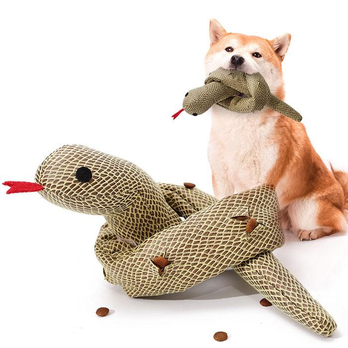 犬用 ノーズワーク ヘビ おもちゃ 犬 運動不足 知育玩具 ストレス解消 小型犬 中型犬 大型犬 知育トイ 蛇 おやつ 鳴き笛 ゲーム しつけ トレーニング 訓練 | COTEN | 06