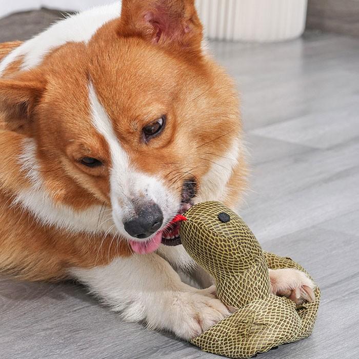 犬用 ノーズワーク ヘビ おもちゃ 犬 運動不足 知育玩具 ストレス解消 小型犬 中型犬 大型犬 知育トイ 蛇 おやつ 鳴き笛 ゲーム しつけ トレーニング 訓練 | COTEN | 09