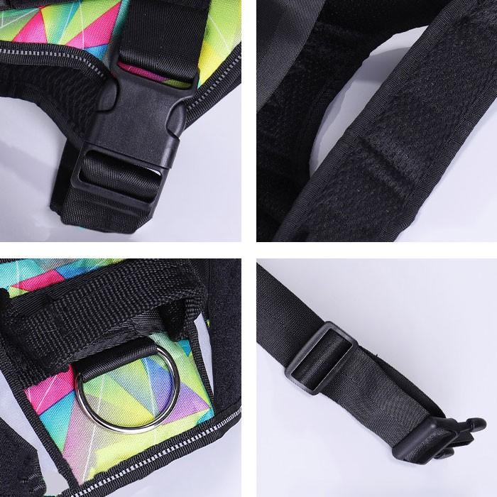 犬用 ハーネス | 散歩 反射布付き 犬 ペット 超小型犬 小型犬 中型犬 大型犬 散歩 着けやすい 脱げない 簡単装着 胴輪 ペット ペット用品 おしゃれ | COTEN | 04