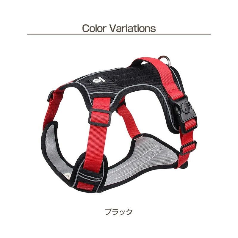 犬用 ハーネス 散歩 反射布付き 犬 ペット 超小型犬 小型犬 中型犬 大型犬 散歩 ワンちゃん 愛犬 反射テープ 夜道 丈夫 | COTEN | 16