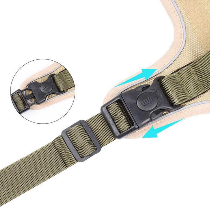 犬用 ハーネス 散歩 反射布付き 犬 ペット 超小型犬 小型犬 中型犬 大型犬 散歩 ワンちゃん 愛犬 反射テープ 夜道 丈夫 | COTEN | 08