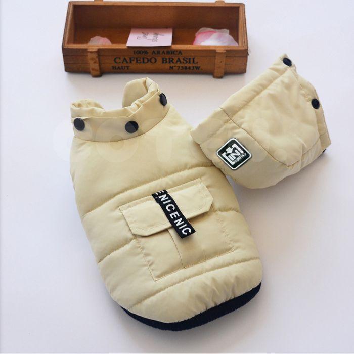 犬 服 ドッグウェア ジャケット ジャンバー 上着 コート フード 取り外し 2way 冬 小型犬 中型犬 可愛い おしゃれ 防寒 撥水 防水 暖かい 裏起毛 柔らかい COTEN | COTEN | 11