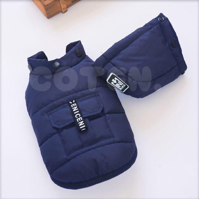 犬 服 ドッグウェア ジャケット ジャンバー 上着 コート フード 取り外し 2way 冬 小型犬 中型犬 可愛い おしゃれ 防寒 撥水 防水 暖かい 裏起毛 柔らかい COTEN | COTEN | 09