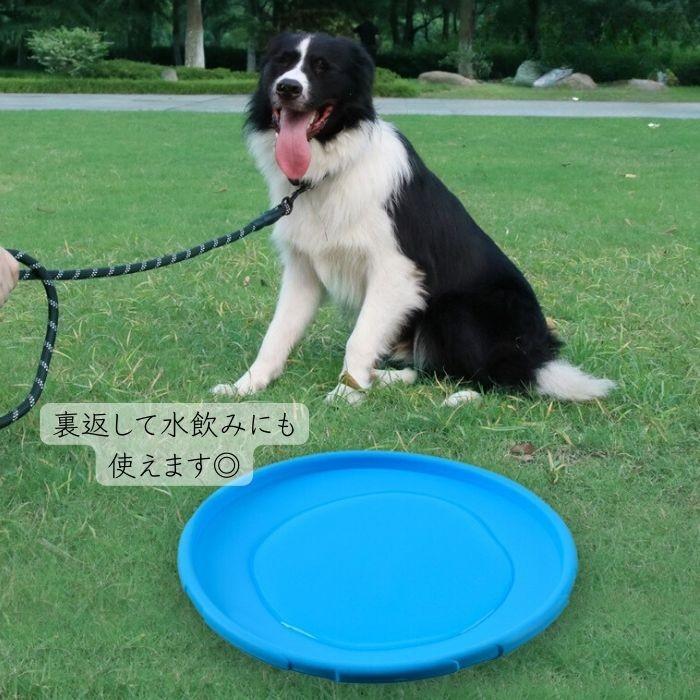 犬 フリスビー 15cm おもちゃ 小型犬 中型犬 シリコン ソフト 運動 アジリティ ペット用品 6カラー アウトドア 投げるおもちゃ 遊び COTEN | COTEN | 02