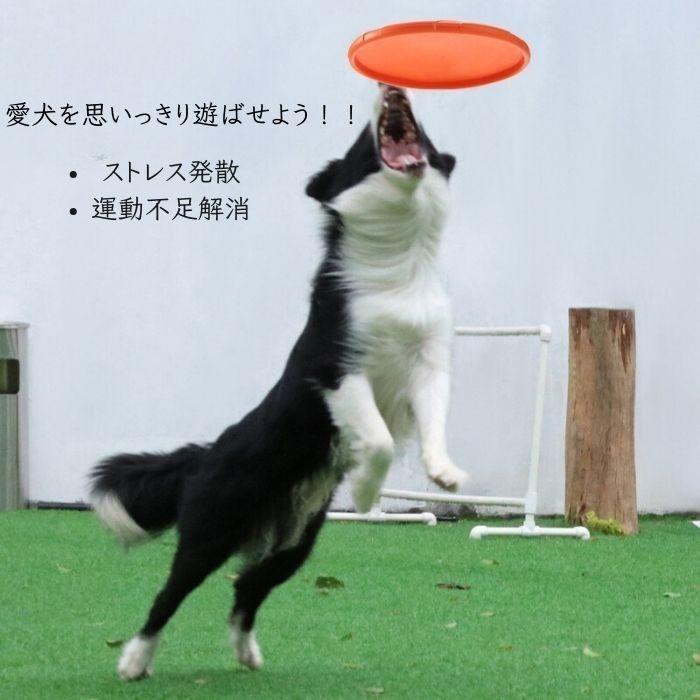 犬 フリスビー 18cm おもちゃ 中型犬 大型犬 シリコン ソフト 柔らかい 運動 アジリティ ペット用品 6カラー アウトドア 遊び 投げるおもちゃ 遊び | COTEN | 01