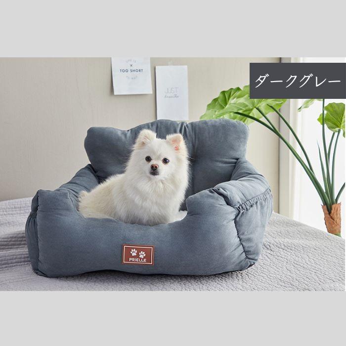 犬 ドライブベッド ドライブボックス 車用 ペット用 座席シート 水洗い可能 飛び出し防止 助手席 子東部座席 滑り止め 猫 小型犬 中型犬 固定ベルト カーシート | COTEN | 07