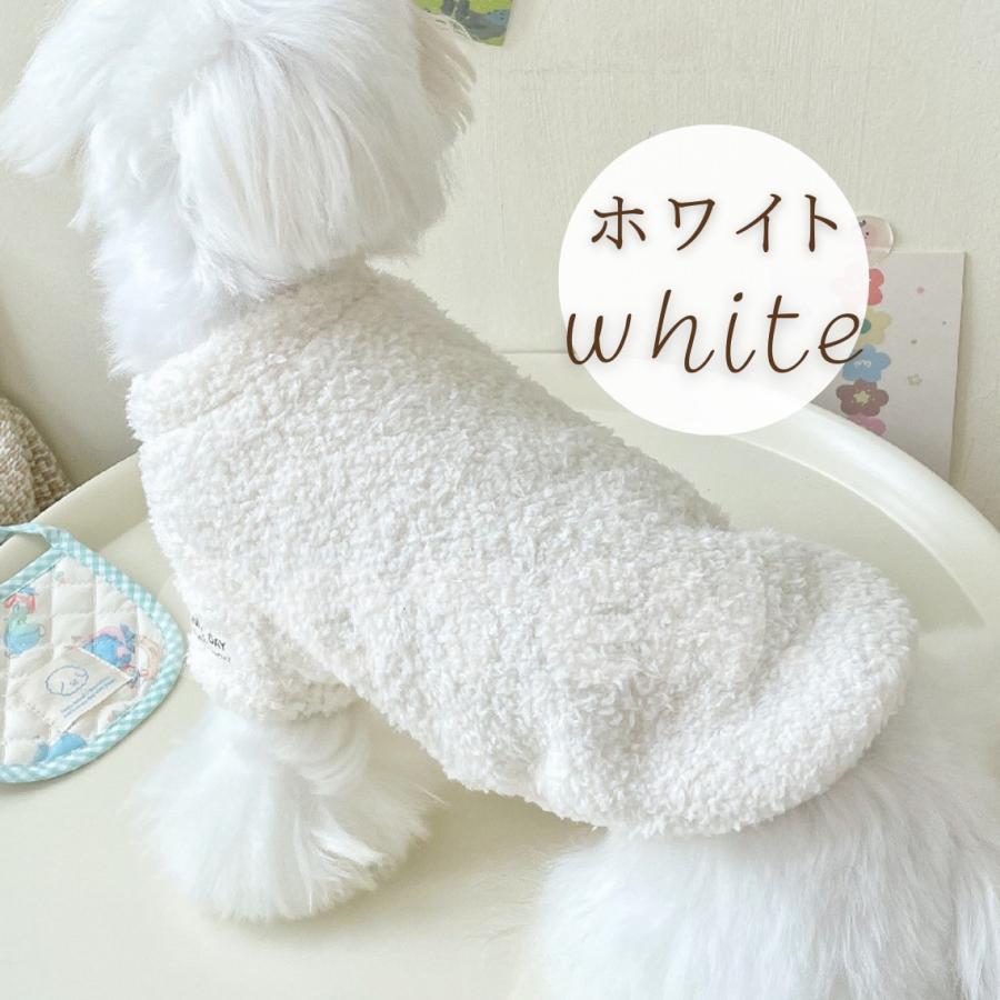 クリアランスセール 犬 冬服 ドッグウェア ボアトップス セーター ニット もこもこ 袖あり 着せやすい 防寒  かわいい おしゃれ 小型犬 中型犬 犬服  服 COTEN | COTEN | 07