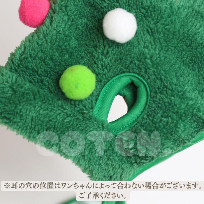 犬 クリスマス スタイ 帽子 2点セット コスプレ サンタクロース トナカイ 犬用クリスマス 可愛い 仮装 簡単 紐 S L ペット サンタ COTEN | COTEN | 04