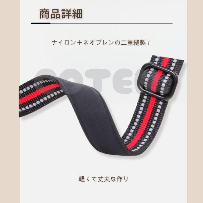 犬 首輪 ダブルリング カラー 軽い 丈夫 中型犬 大型犬 お散歩 安全 安心 夜間 光る 反射 可愛い おしゃれ ペット 犬用 COTEN | COTEN | 03