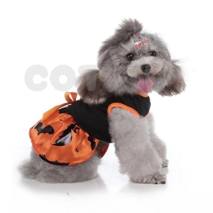 犬 猫 ハロウィン ワンピース コスプレ 仮装 コスチューム 可愛い 小型犬 中型犬 おしゃれ かぼちゃ コウモリ 魔女 なりきり ドッグウェア 犬服 COTEN | COTEN | 07