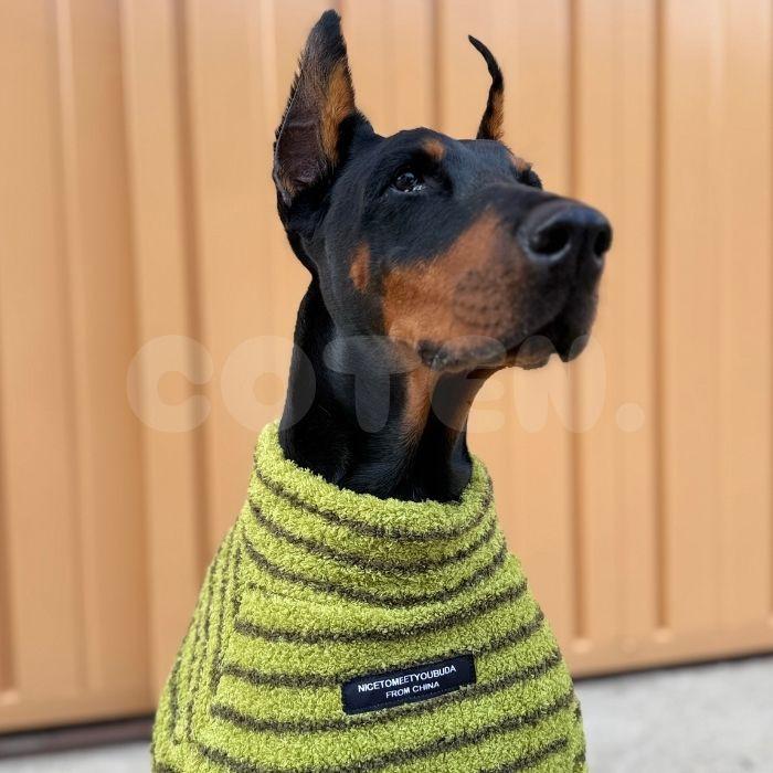 【販売記念セール2580→2350】犬 服 やわらか ボアトップス 冬服 大型犬 中型犬 着脱簡単 伸縮性 軽い もこもこ ボア おしゃれ 可愛い 暖かい 防寒 冬  COTEN | COTEN | 05