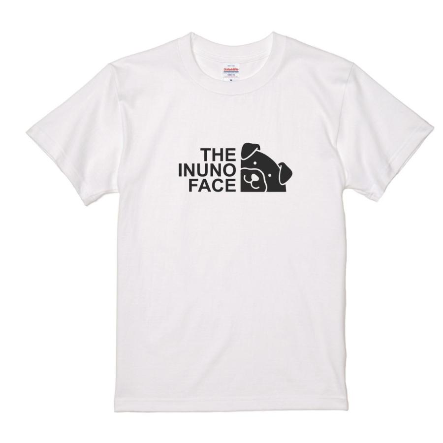 THE INUNO FACE おもしろTシャツ 犬柄 メンズ レディース 半袖 綿100% プレゼント ギフト ブラック ホワイト |  | 01