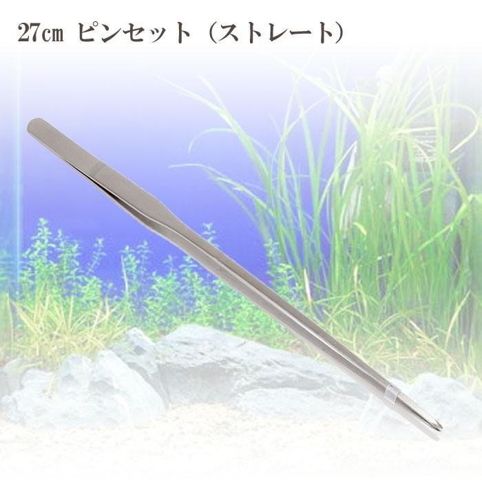 2本セット 27cm ピンセット ストレート カーブ ロング ステンレス トリミング 水草 テラリウム アクアリウム 水槽 レイアウト 長い ロングピンセット | COTEN | 02