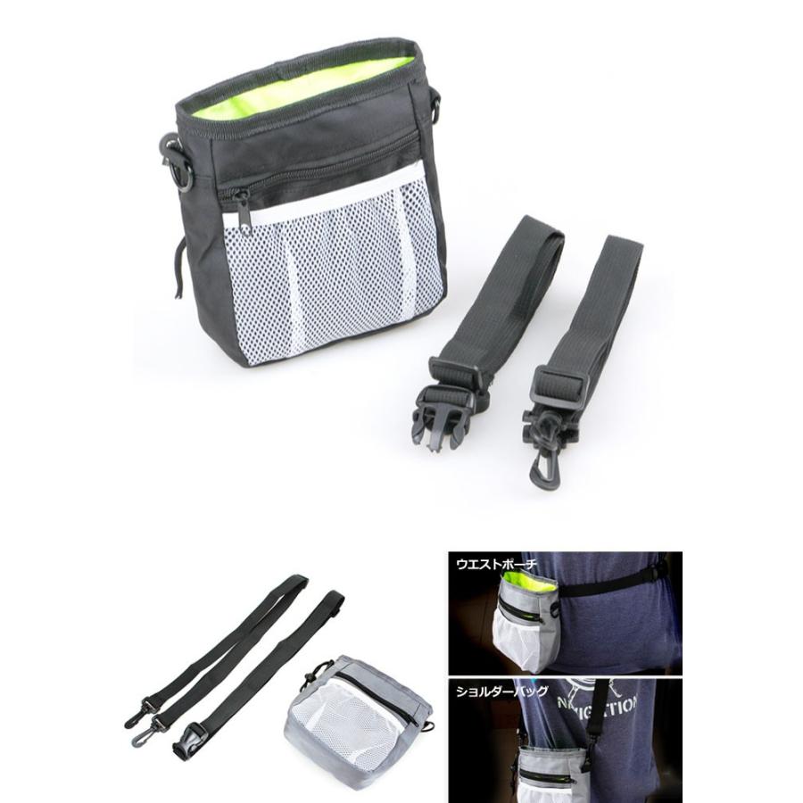 多機能 犬 お散歩バッグ ショルダー 2way トリーツポーチ ウエストポーチ バッグ 犬 お散歩 マナーポーチ トレーニングポーチ おやつポーチ 軽量 うんち袋 COTEN | COTEN | 06