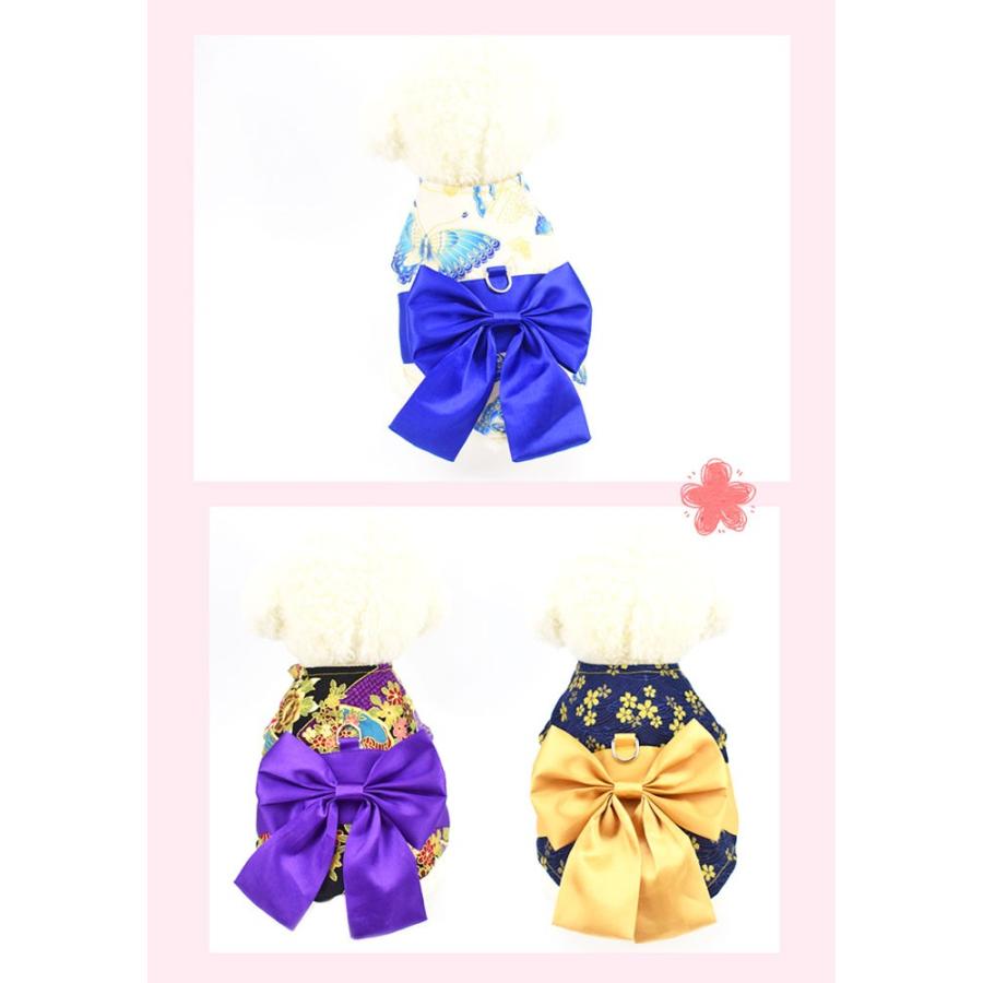 犬服 着物 リード付き | リングドッグ 結婚式 ひな祭り コスプレ 衣装 洋服 犬 小型犬 中型犬 お祝い 晴れ着 お出かけ コスチューム ドッグウェア  COTEN | COTEN | 13