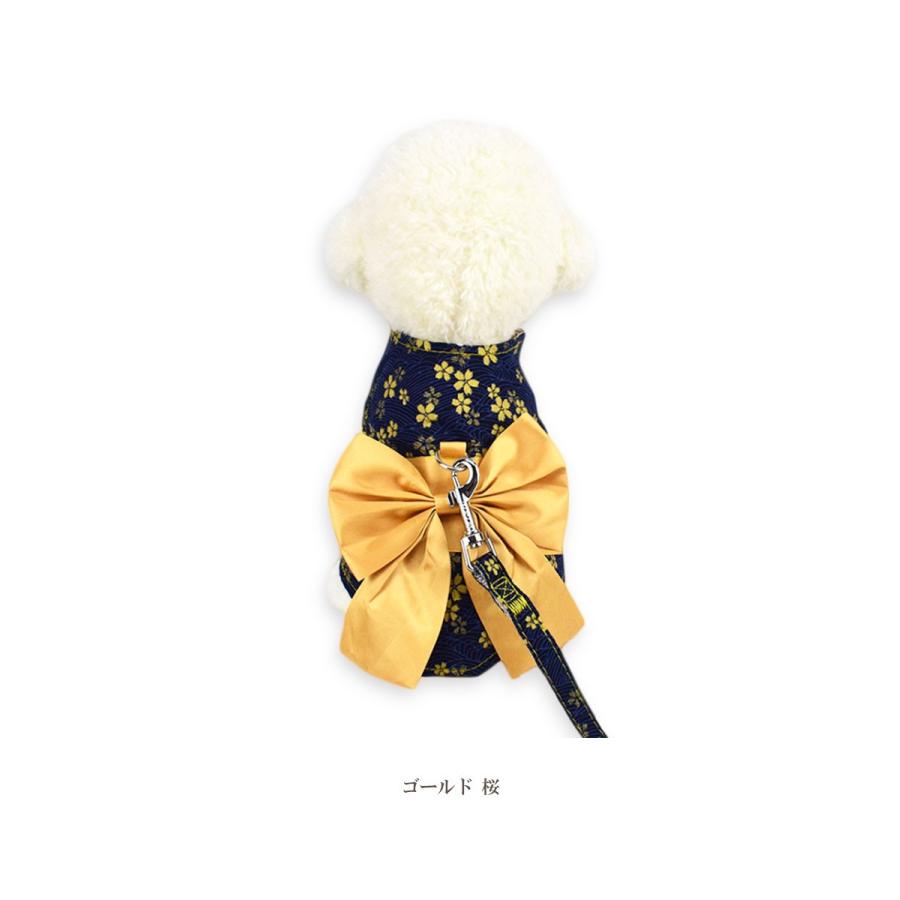 犬服 着物 リード付き | リングドッグ 結婚式 ひな祭り コスプレ 衣装 洋服 犬 小型犬 中型犬 お祝い 晴れ着 お出かけ コスチューム ドッグウェア  COTEN | COTEN | 04