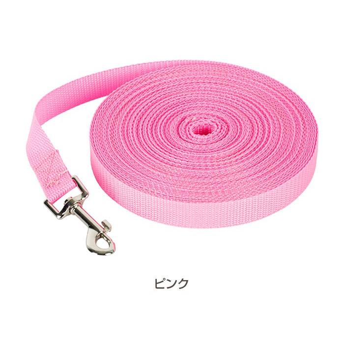 犬 ロング リード 2cm幅 10m 15m ペットカラフル 丈夫 定番 ナスカン 訓練 トレーニング しつけ 躾 ドッグラン 散歩 長いリード 軽量 散歩 大型犬 小型犬 中型犬 | COTEN | 12