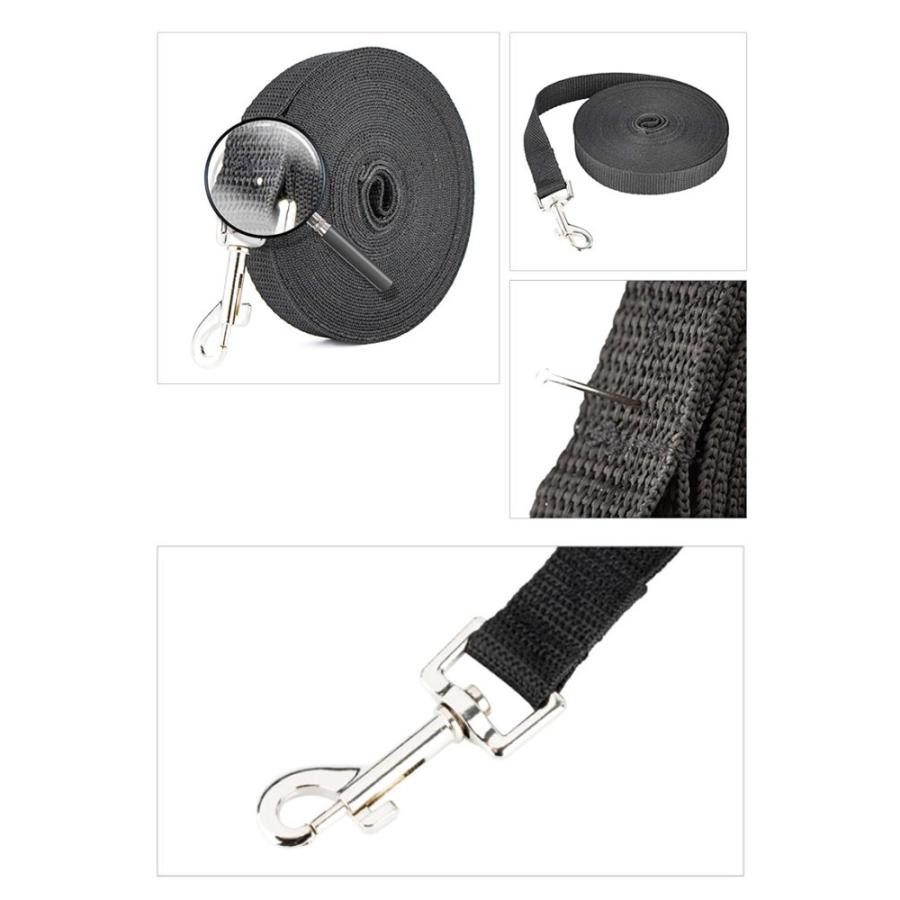 犬 ロング リード 2cm幅 10m 15m ペットカラフル 丈夫 定番 ナスカン 訓練 トレーニング しつけ 躾 ドッグラン 散歩 長いリード 軽量 散歩 大型犬 小型犬 中型犬 | COTEN | 03