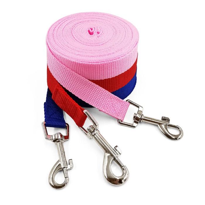 犬 ロング リード 2cm幅 10m 15m ペットカラフル 丈夫 定番 ナスカン 訓練 トレーニング しつけ 躾 ドッグラン 散歩 長いリード 軽量 散歩 大型犬 小型犬 中型犬 | COTEN | 07
