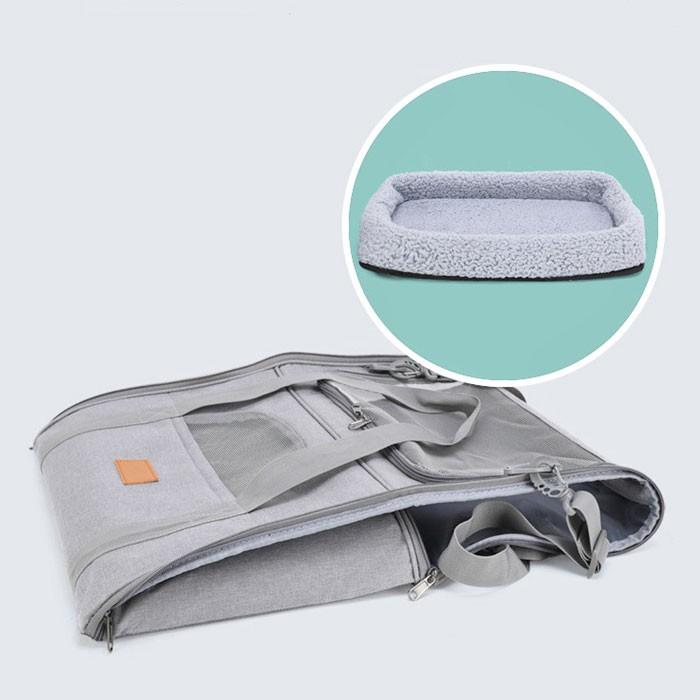 2WAY ペット キャリーバッグ ボストン お出かけ 犬 猫 ペット用品 鞄 お散歩 通気性 ショルダー 肩掛け 手持ち ワンちゃん 猫ちゃん | COTEN | 10