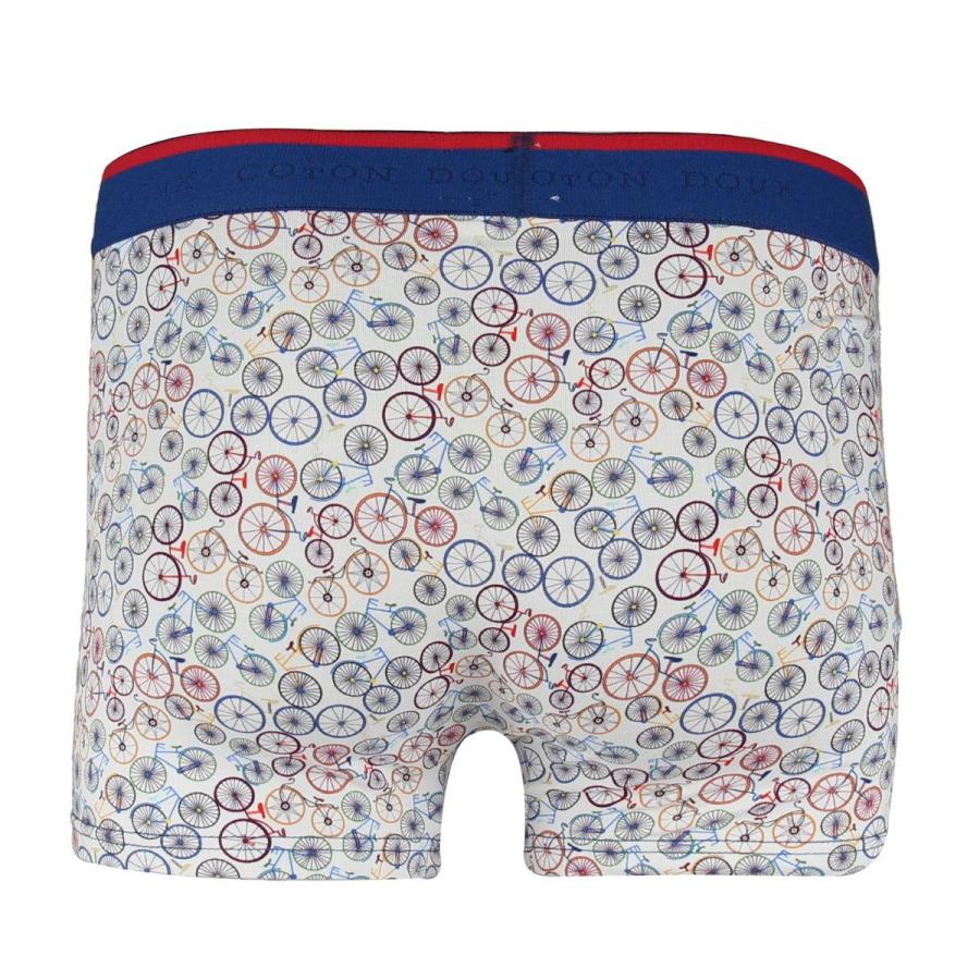 フランス ボクサーパンツ かわいい 可愛い メンズ 男性下着 ブランド プレゼント ギフト  自転車 モチーフ COTON DOUX （コトンドゥ） bx22103 |  | 02