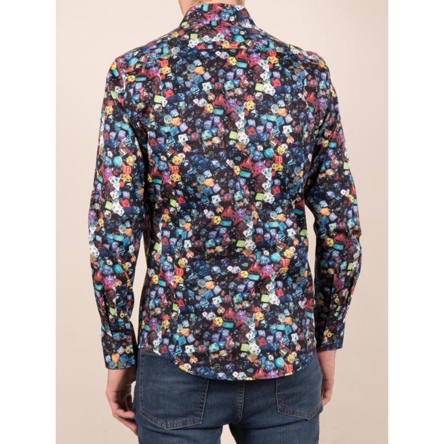 フランス 柄シャツ メンズ 長袖シャツ ブランド おしゃれ