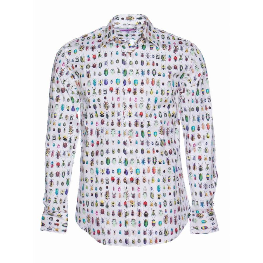 柄シャツ カジュアルシャツ ドレスシャツ メンズ 長袖 おしゃれ レトロ ブランド 可愛い アート 甲虫 虫 プリント Cotondoux コトンドゥ M91ad1600g M91ad1600g Cotondoux コトンドゥ ヤフー店 通販 Yahoo ショッピング