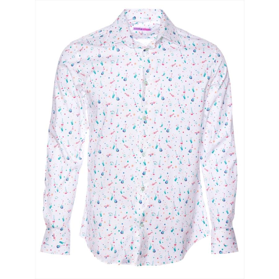 istante 長袖　シャツ　派手　総柄　イタリア　オーバーシャツ　おしゃれ istante 長袖 シャツ 派手 総柄 イタリア オーバーシャツ