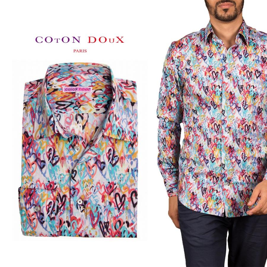 無料長期保証 柄シャツ メンズシャツ 長袖 プリント ハート フランス かわいい カジュアルシャツ Cotondoux コトンドゥ M92ad1730hearts M92ad1730hearts Cotondoux コトンドゥ ヤフー店 通販 Yahoo ショッピング 公式 Mail Alrayan University Edu Ye