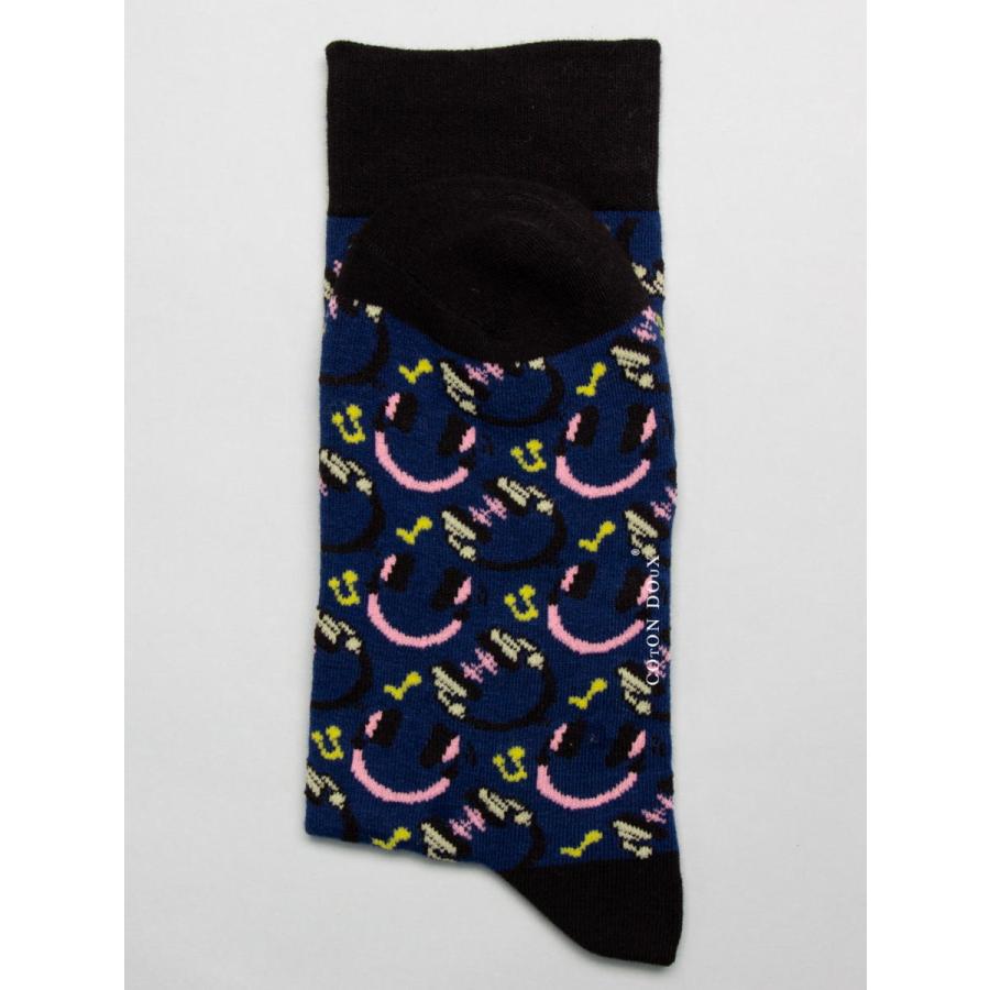 CotonDoux（コトンドゥ） ソックス 靴下 くつした メンズ 男女兼用 柄 ポップ 可愛い オシャレ お洒落 かわいい 派手 柄   s42601 |  | 02