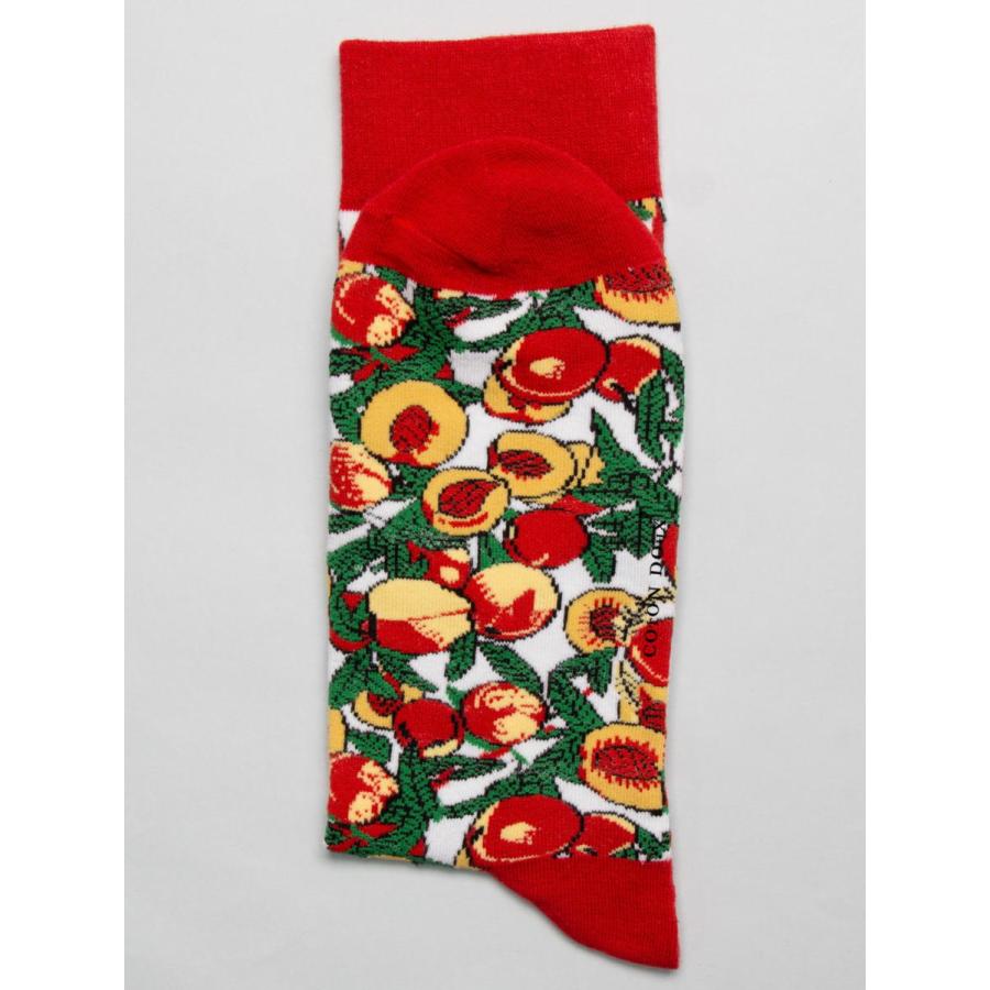 CotonDoux（コトンドゥ） ソックス 靴下 くつした メンズ 男女兼用 柄 ポップ 可愛い オシャレ お洒落 かわいい 派手 花柄   s42614 |  | 02