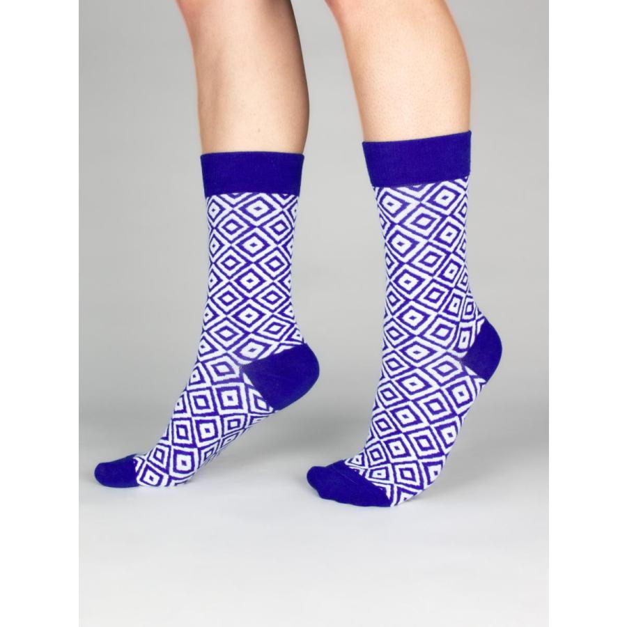 CotonDoux（コトンドゥ） ソックス 靴下 くつした メンズ 男女兼用 柄 ポップ 可愛い オシャレ お洒落 かわいい ジオメトリック柄  s42625 |  | 04