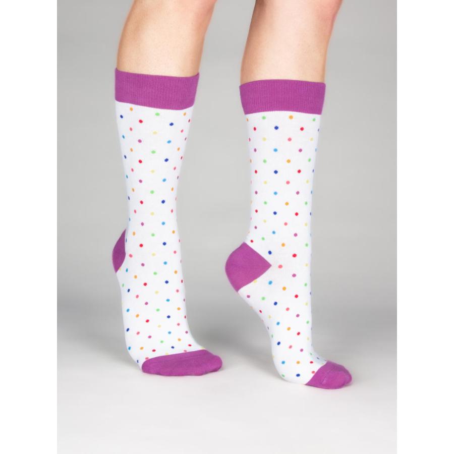 CotonDoux（コトンドゥ） ソックス 靴下 くつした メンズ 男女兼用 柄 ポップ 可愛い オシャレ お洒落 かわいい 派手 カラフル ドット   s42629 |  | 03