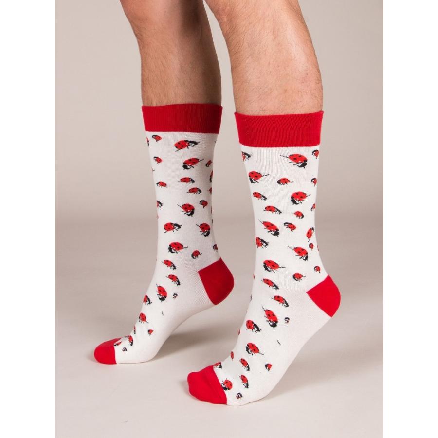 Cotondoux コトンドゥ ソックス メンズ レディース 柄 ポップ 派手 オシャレ 靴下 てんとう虫 甲虫 テントウムシ S S Cotondoux コトンドゥ ヤフー店 通販 Yahoo ショッピング