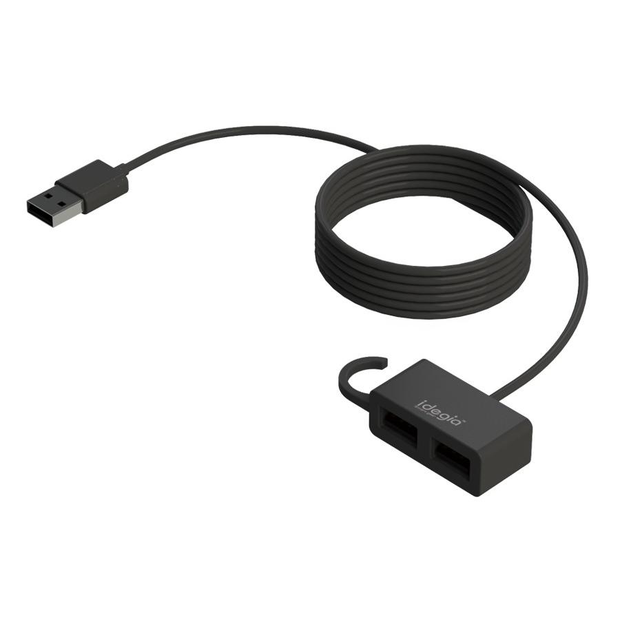 AXS】みんなでチャージ延長ケーブル USB増設 ヘッドレストフック