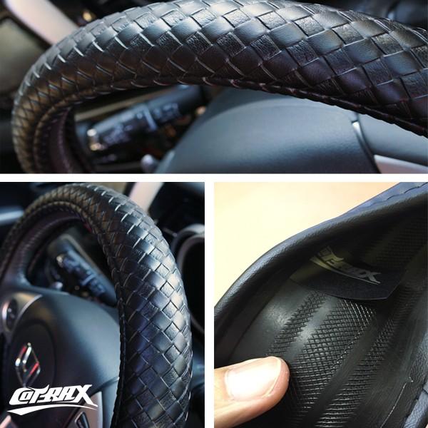 Cotrax ハンドルカバー チェック柄 レザー Sサイズ ステアリング 軽自動車 普通車 兼用 滑り防止 N Box ムーヴ タント ノートなど ブラック Cotrax Bv Cotraxjapan 通販 Yahoo ショッピング