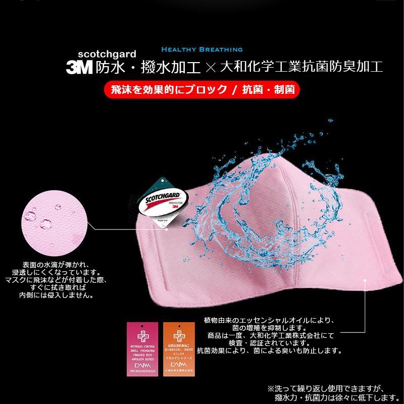 台湾製 3M防水技術 撥水・抗菌メッシュ生地採用マスク 大和化学工業