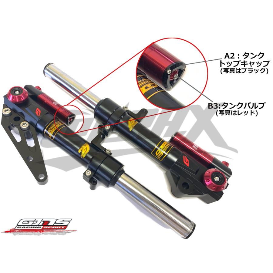 シグナスx GJMS フロントフォーク FF2 非調整式 GJMS】FF2フロントフォーク カラーオーダー品 受注発注品 取寄せ