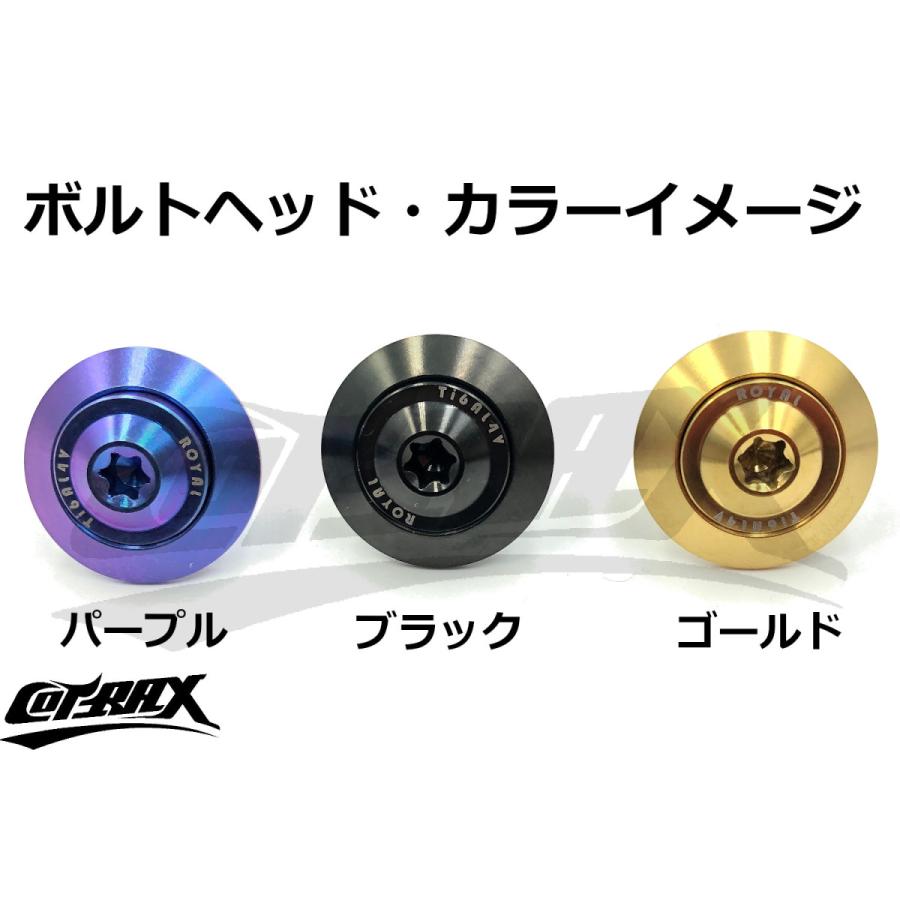 COTRAX】ROYAL 64チタンナンバーボルト 全3色 2個セット M6×20mm COTRAX】ROYAL 64チタンナンバーボルト 全3色 2個セット M6×20mm