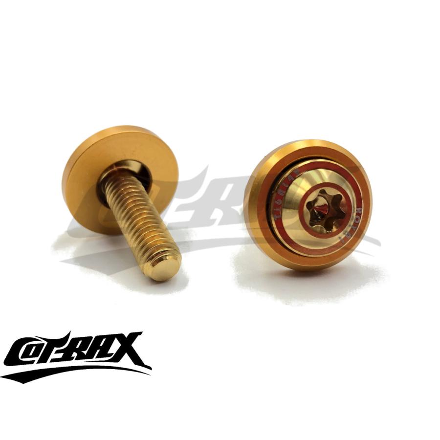 COTRAX】ROYAL 64チタンナンバーボルト 全3色 2個セット M6×20mm COTRAX】ROYAL 64チタンナンバーボルト 全3色 2個セット M6×20mm